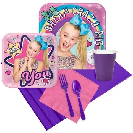 BIRTHDAY EXPRESS Birthday Express 266652 Jojo Siwa Party Pack - Pack of 8 266652